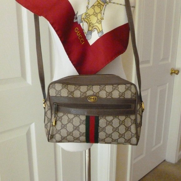 Gucci Handbags - Gucci GG Web Supreme Ophidia Crossbody Bag